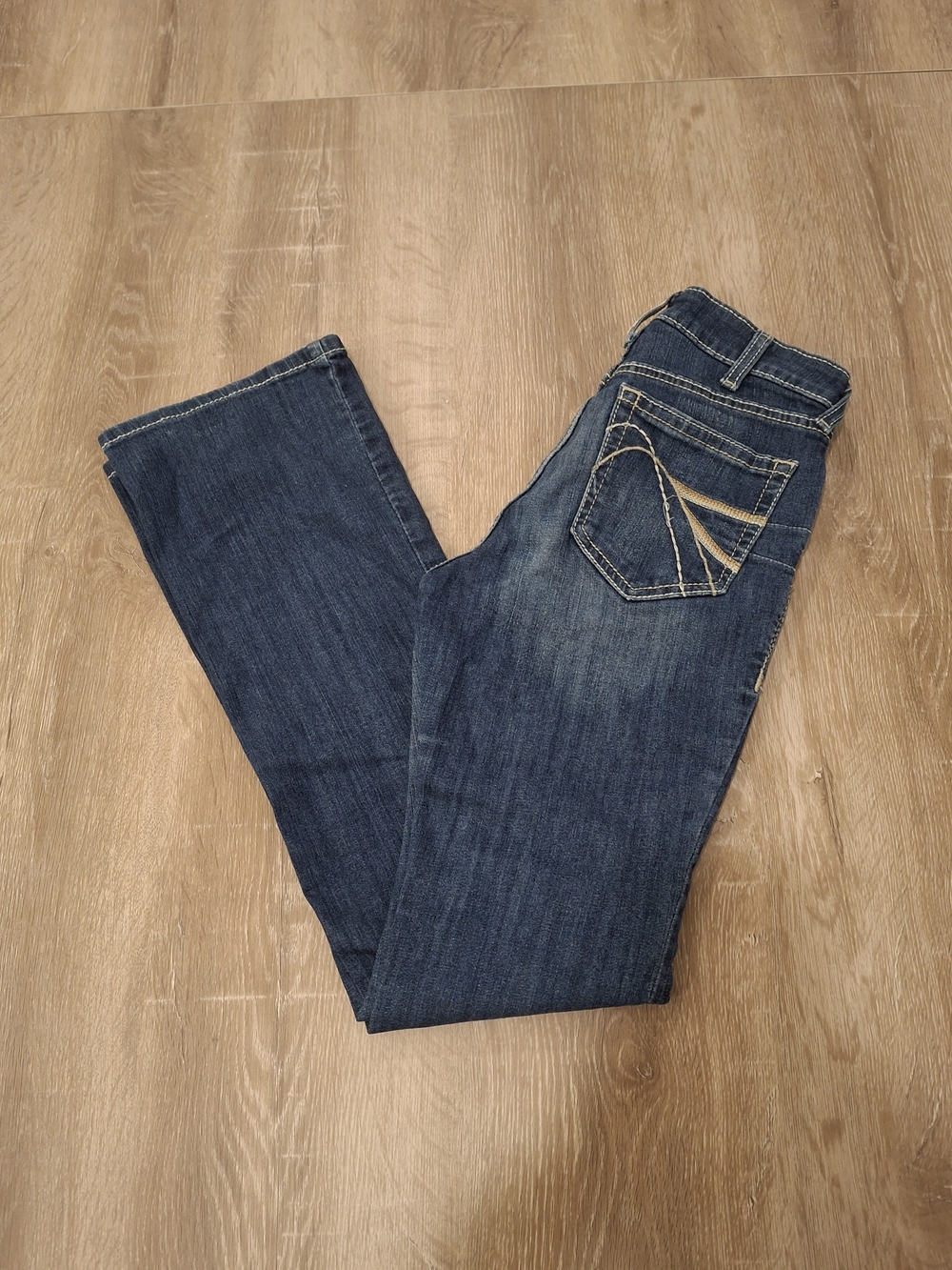 Ariat R.E.A.L. High Rise Dorothy Bootcut Jeans Women's 27R Pacific *772*